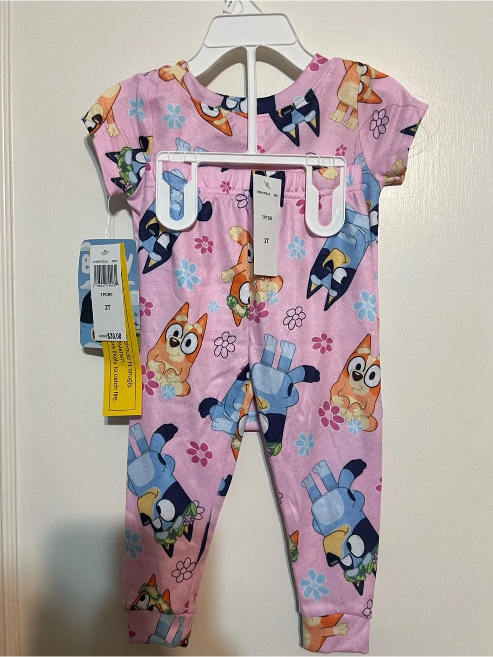 Bluey Pajama Set size 2T